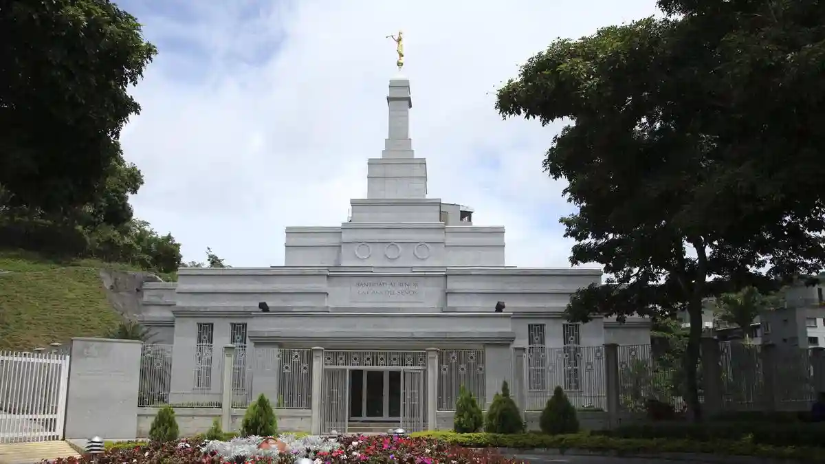 Front view of the Caracas's Temple